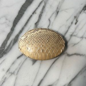 Vintage snakeskin belt buckle
